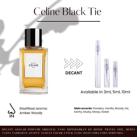 celine black tie notes|celine black tie decant.